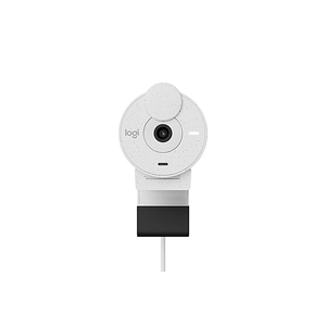 【 Logitech 羅技 】Brio 300 珍珠白 1080p 降噪麥克風 直播攝影機