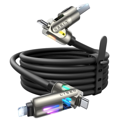 【Lisen】(240W) L110四合一快充線 100cm
