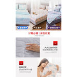 【日本旭川】 生命磁 MIT 醫護級 石墨烯 親膚導熱能量床包枕套組 單人 雙人 雙人加大 舒眠-夏綠蒂款, , large