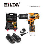 【HILDA】希爾達電動工具 12V 家用配備 雙電電鑽起子機 HL12-2H, , large