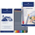 Faber-Castell輝柏 GOLDFABER水性色鉛筆(鐵盒)-12色, , large