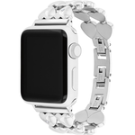 COACH Apple Watch 錶帶 38/40/41mm適用 愛心造型不鏽鋼錶帶 送禮推薦-銀 不含手錶CO14700335, , large