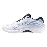 Mizuno Thunder Blade Z 男女 排球鞋 運動 訓練 止滑 緩震 白 淺藍 [V1GA237053], , large