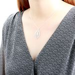 【Angel & Me】Secret Garden Filigree s925 sterling silver necklace gift, , large