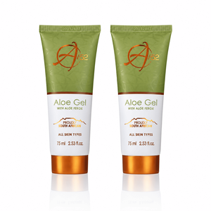[群星生醫] A ALOE 雅露 精粹開普蘆薈凝膠 75ml (兩入組) 保濕補水 曬後舒緩 無香精 &times; 無酒精 &times; 無色素 全膚質皆可使用