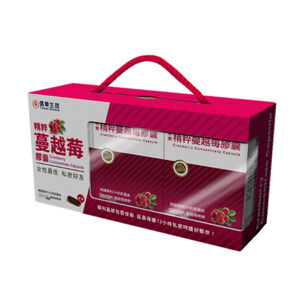 信東精粹蔓越莓膠囊3入禮盒