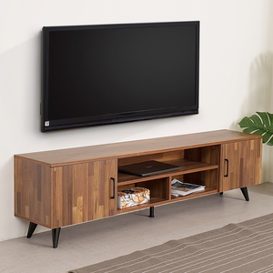 【Homelike】 喜家居品味紐約Loft二門電視櫃-160cm(柚木色)