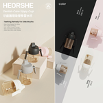 【HEORSHE】牙齒護理吸管學習水杯(210ml)-象牙白, , large
