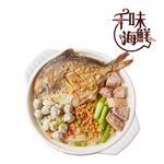 千味海鮮 蒜苗白鯧炊粉2200g(冷凍), , large