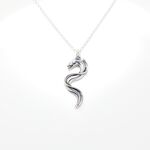 【Angel & Me】Sea Eel s925 sterling silver necklace animal Birthday gift, , large