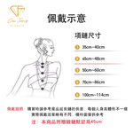 【CF鑽飾】項鍊天然淡水珍珠X莫桑鑽《柔軟髮絲》19分, , large