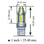 【PA LED】特調光色 T20 7443 7440 30晶 2835 SMD LED 黃金光 黃光 方向燈 維大力光色, , large