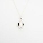 【Angel & Me】Lucky penguin s925 sterling silver necklace Birthday gift, , large