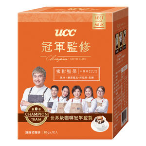 UCC 冠軍監修蜜柑堅果濾掛式咖啡10g X10