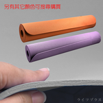 格紋素色瑜珈墊-61x173cm-灰色-1入, , large