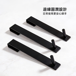 【上手家居】玻璃門後掛勾-4入組(無痕掛勾/門後掛鉤/牆壁掛鉤/門後收納/門掛鉤), , large