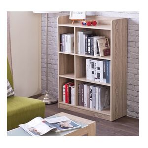 E1 personality six-fold bookcase