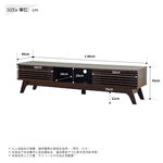 電視櫃 收納櫃 置物櫃 櫥櫃 TV171, 胡桃色, large