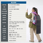 【MIRENEX】emirai EMRS30T｜高機動30W冒險太陽能電池板！用陽光為手機、行動電源充電！, , large