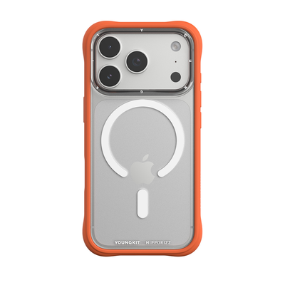 【HIPPORIZZ】iPhone 17 Pro Youngkit Swapit 活力橙矽膠磁吸保護殼