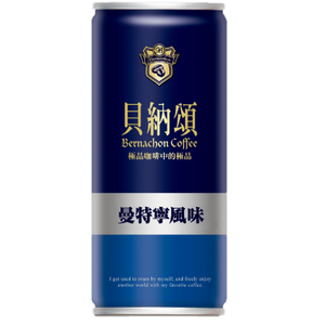貝納頌經典曼特寧咖啡Can210ml(箱購依實際收貨為主，無法保證原封箱出貨)