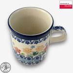 【SOLO Vintage】CA Polish Pottery 150ml Mug Spring Blossoms Dance Series Made in Poland, , large
