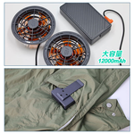 【八馬赫】職人の空調服 專用行動電源 無刷風扇 12V, , large