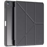 【HIPPORIZZ】iPad Air 13 吋、Pro 12.9吋 Origo 晶透筆槽防摔殼 深灰色, , large