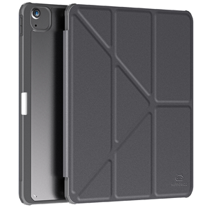 【HIPPORIZZ】iPad Air 13 吋、Pro 12.9吋 Origo 晶透筆槽防摔殼 深灰色