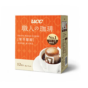 UCC職人果香甜韻濾掛式咖啡 8g x12