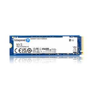 【Kingston】金士頓 2TB NV3 PCIe 4.0 NVMe SSD 固態硬碟 代理商公司貨