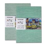 普思AP 【遵爵】全棉冊頁風琴本溪-細紋/中粗中粗-麻布綠Z4921574A, , large