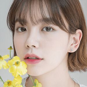 韓風s999純銀鋯石玫瑰花款轉珠耳環   附馬卡收納盒