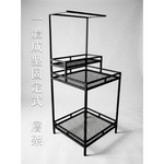 【 SHAONIANNA.TW 】工業風鐵製層架｜一體成型免組裝・多層展示收納架, , large