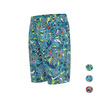 出清 NIKE SHARK 男小童六吋海灘褲 運動短褲 衝浪褲 沙灘褲 兒童短褲 NESSB884