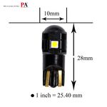 【PA LED】T10 LED 燈泡｜【黑武士】 倒車燈 小燈 紅光 白光 檸檬綠 室內燈 牌照燈, , large