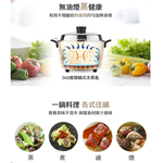 TATUNG 大同 6人份全不鏽鋼配件電鍋/贈手套 TAC-06L-MCAG, , large