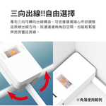 aibo 1開6插PD25W快充 專利三向出線抗雷擊延長線(台灣製)-1.8米, , large