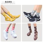 【BVD】1/2圓點直角女襪-B556 短襪 長襪 休閒穿搭襪, , large