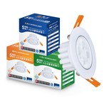 DanceLight舞光 4入組 LED 5W 崁孔7.5CM 歡笑崁燈 坎燈 快接頭快速安裝 時尚白/貴族黑(白光/黃光/自然光), , large
