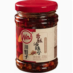 川娃子香酥油辣子玻璃瓶裝200g, , large