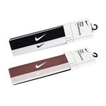 NIKE FLEX 頭帶 2PK 止汗髮帶 健身 訓練 跑步 運動 簡約 素色 伸縮 柔軟 穩定 彈性 舒適 白黑 淺紫, , large