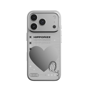 【HIPPORIZZ】iPhone 17 Pro Mirra鏡⾯磁吸⽀架殼 愛心