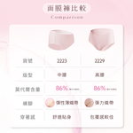 【Clany可蘭霓】台灣製高腰美膚彈力面膜內褲M-XL 包臀舒適 敏感肌推薦 2229-31 粉色, , large