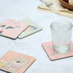 【Monster】 Soft Diatomaceous Earth Absorbent Coaster &ndash; A Cup of Life &mdash; Ducky Shen (10x10cm) &ndash; Coffee Dooggyy, , large