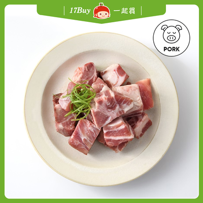【一起買】亞麻籽豬排骨(切塊) / 300g