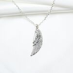 【Angel & Me】Eagle Wing s925 sterling silver necklace Valentine Day birthday gift, , large