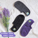 [凱美棉業] MIT台灣製 純棉止滑直角短襪 菱形點點款, 隨機出色, large