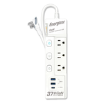 Energizer GaN 37W 4-port 3-outlet 3-port USB extension cable, 1.8m (2 USB ports, 1 TYPEC, new safety standard, made in Taiwan), , large