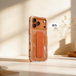 【山水之寶】Skinarma iPhone 18Pro/17Pro橘色手機殼 Helio 磁吸支架防摔手機殼 附掛繩環 原廠公司貨, , large